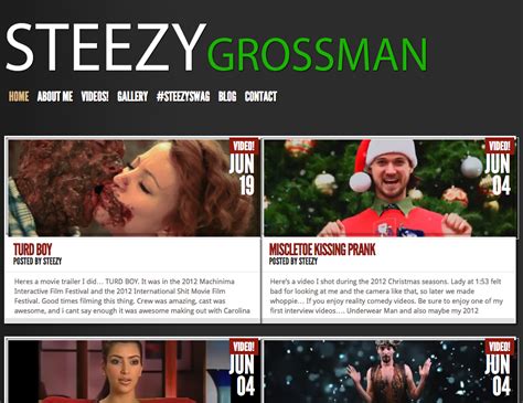 Steezy grossman poop video - advertisements clearly indicated that John would not be on the tour; a refund was offered to ticket holders.[8] Steezy Grossman John started making gross out videos in 2013 under the persona of Steezy Grossman, a boy who was born as poop after his parents had anal sex.[9] Under his Steezy Grossman alias, John developed videos 